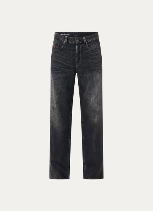Diesel 2001 D-marco loose fit jeans met gekleurde wassing - voorkant 3 indigo
