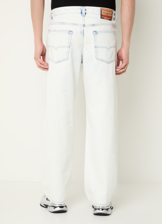 Diesel 2001 D-Marco loose fit jeans met steekzakken - achterkant 5 lichtblauw