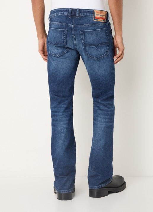 Diesel 2007 Zatiniy flared fit jeans met medium wassing - achterkant 5 indigo