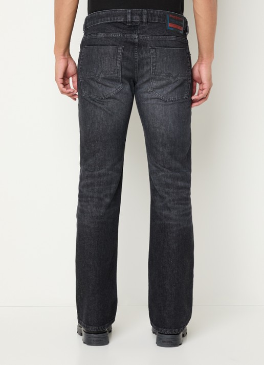 Diesel 2007 Zatiny straight leg jeans met gekleurde wassing - achterkant 5 zwart