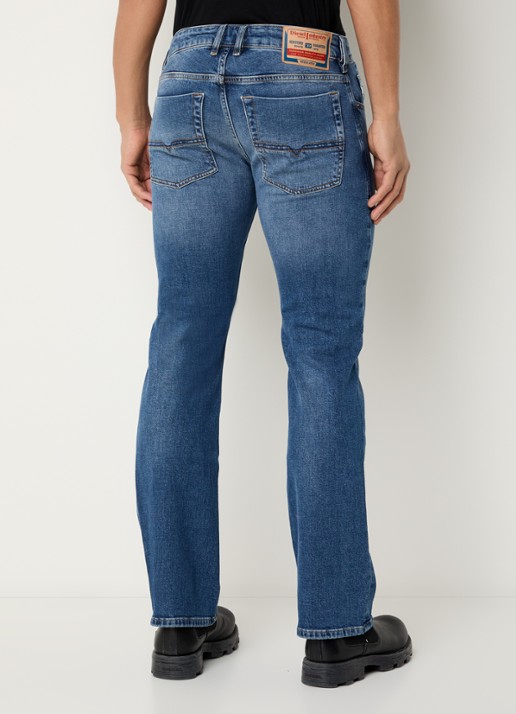 Diesel 2007 Zatiny straight leg jeans met medium wassing - achterkant 5 indigo