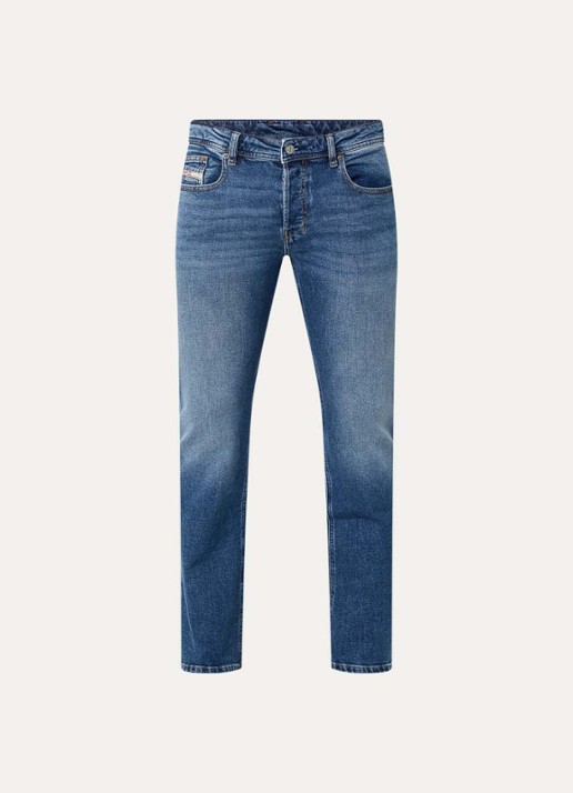 Diesel 2007 Zatiny straight leg jeans met medium wassing - voorkant indigo