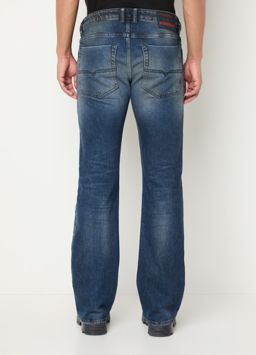 Diesel 2007 Zatiny straight leg jeans met medium wassing - achterkant 3 indigo