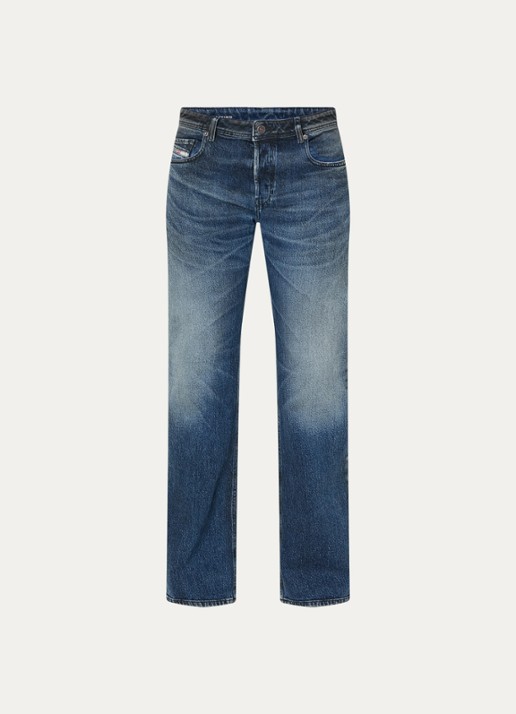 Diesel 2007 Zatiny straight leg jeans met medium wassing - voorkant 4 indigo
