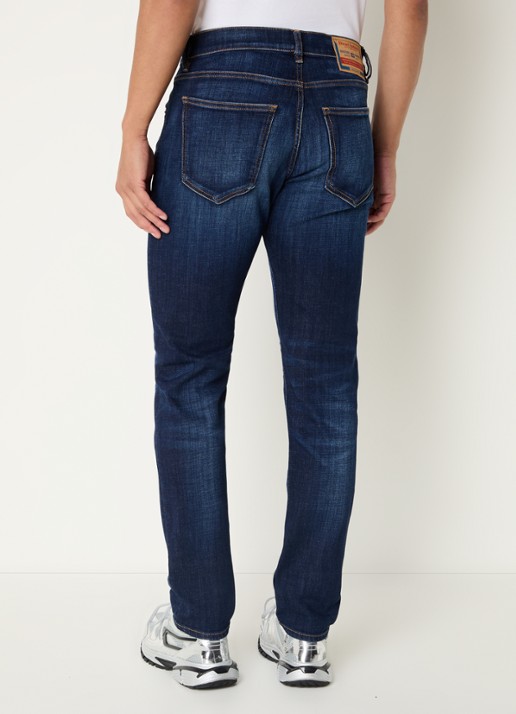 Diesel 2019 D-strukt slim fit jeans met donkere wassing - achterkant indigo