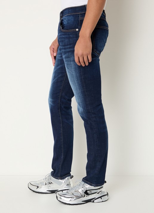 Diesel 2019 D-strukt slim fit jeans met donkere wassing - detail 5 indigo