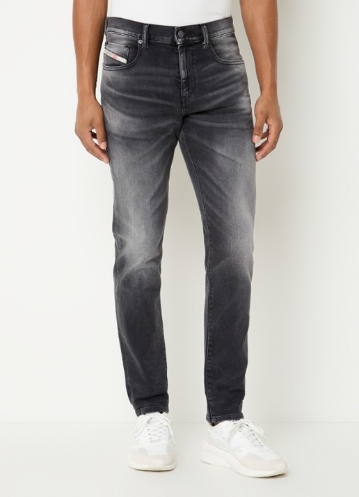 Diesel 2019 D-Strukt slim fit jeans met gekleurde wassing