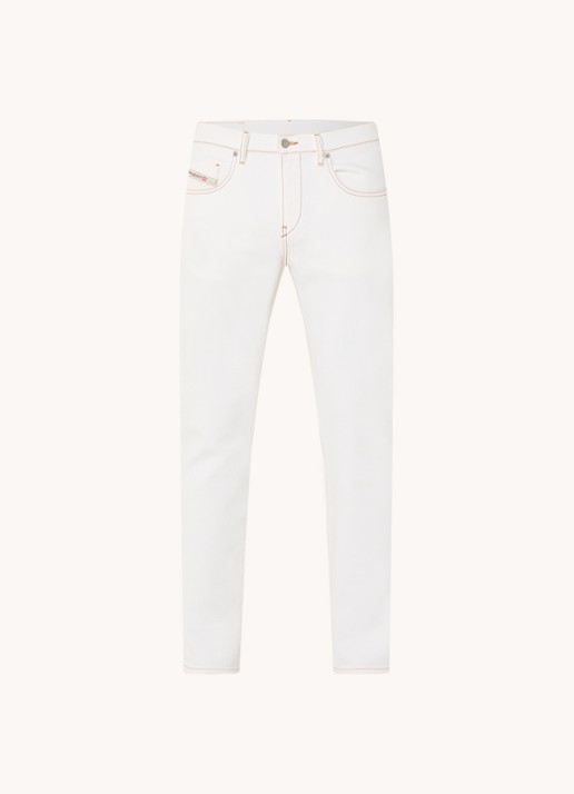 Diesel 2019 D-Strukt slim fit jeans met gekleurde wassing - voorkant 3 wit