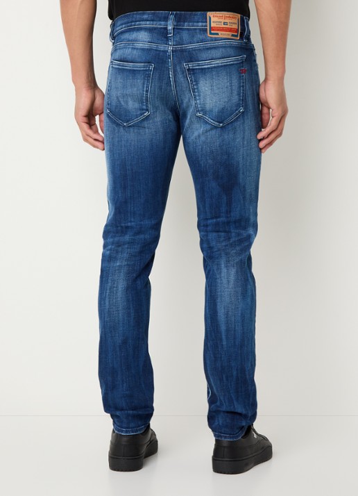 Diesel 2019 D-Strukt slim fit jeans met medium wassing - achterkant 5 indigo