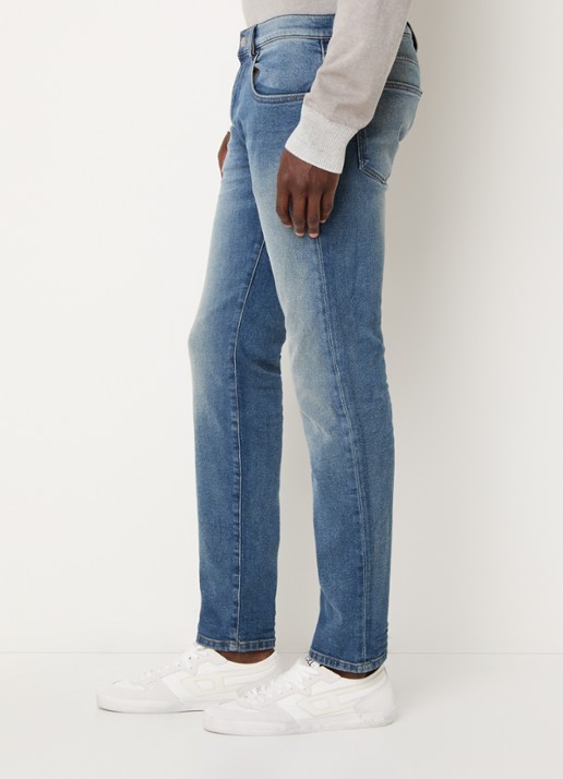 Diesel 2019 D-Strukt slim fit jeans met medium wassing - detail 2 indigo
