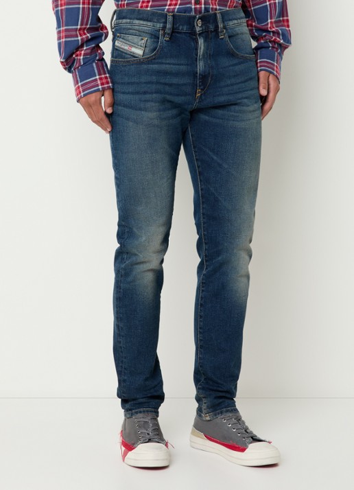 Diesel 2019 D-Strukt straight leg jeans met medium wassing