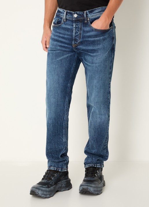 Diesel 2023 D-Finitive slim fit jeans met donkere wassing - detail 2 indigo