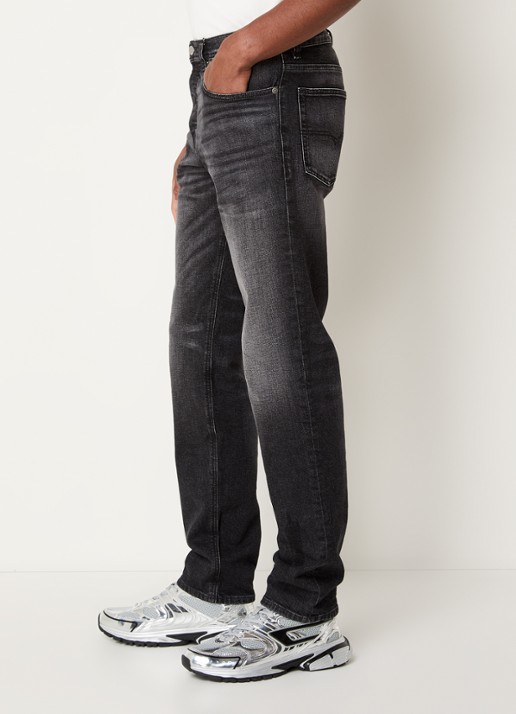 Diesel 2023 D-Finitive slim fit jeans met gekleurde wassing - detail 5 antraciet