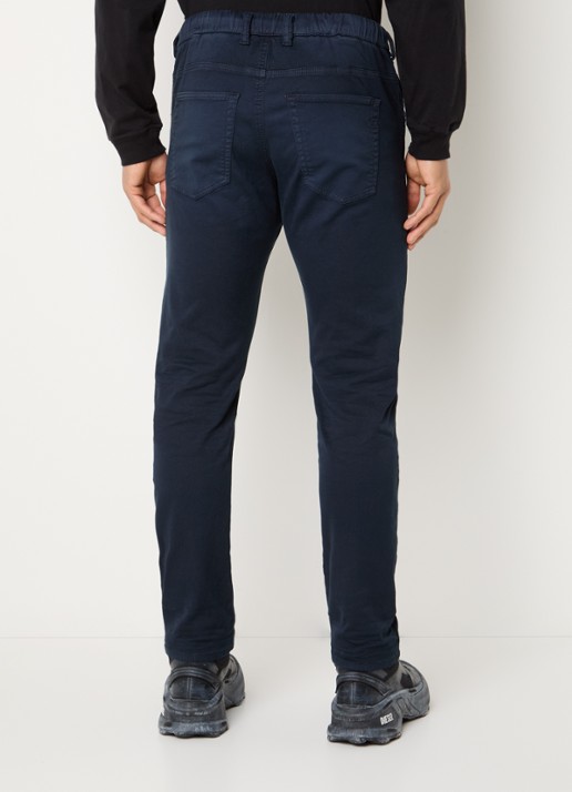 Diesel 2032 D-krooley slim fit chino met steekzakken - achterkant donkerblauw