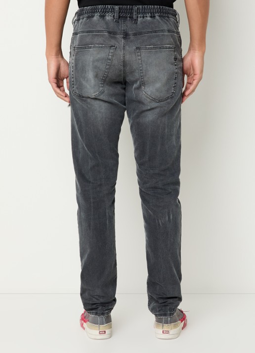 Diesel 2032 D-Krooley straight leg jeans  - achterkant zwart