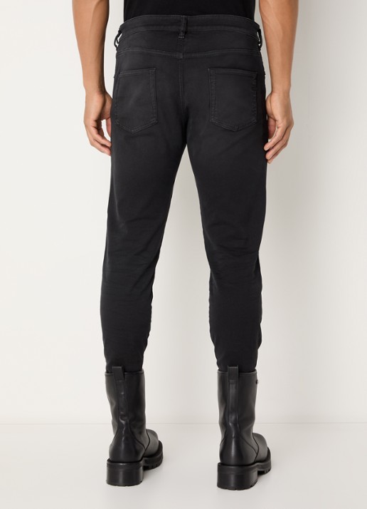 Diesel 2062 D-Strukt-B JoggJeans® slim fit jeans met gekleurde wassing - achterkant 5 zwart