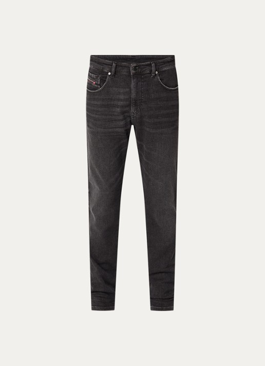 Diesel 2062 D-Strukt slim fit jeans met gekleurde wassing - voorkant 3 antraciet