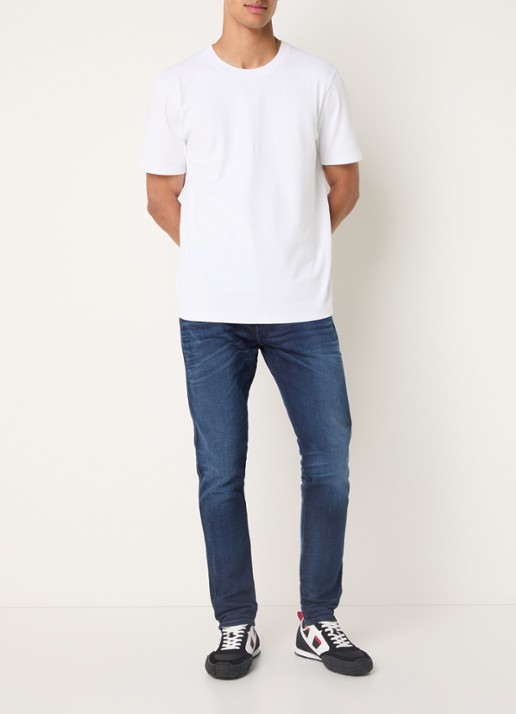 Diesel 2062 D-Strukt slim fit jeans met medium wassing - voorkant 2 indigo