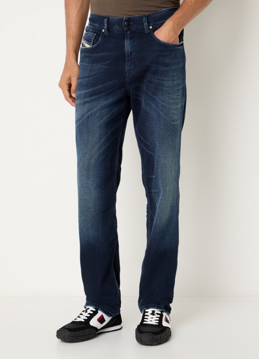 Diesel 2090 D-Veekley Joggjeans® straight fit jeans met donkere wassing