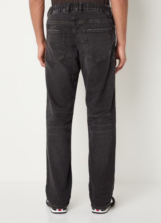 Diesel 2090 D-Veekley straight leg jeans met gekleurde wassing - achterkant 5 antraciet