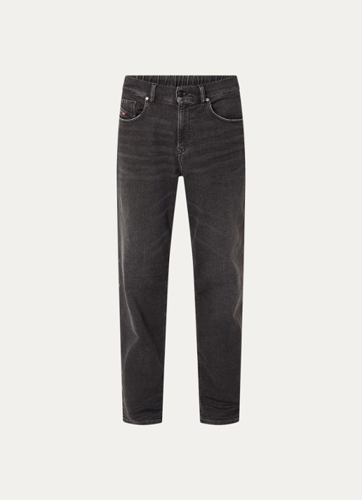 Diesel 2090 D-Veekley straight leg jeans met gekleurde wassing - voorkant antraciet