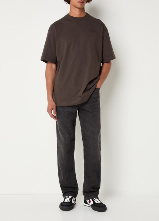 Diesel 2090 D-Veekley straight leg jeans met gekleurde wassing - voorkant 2 antraciet