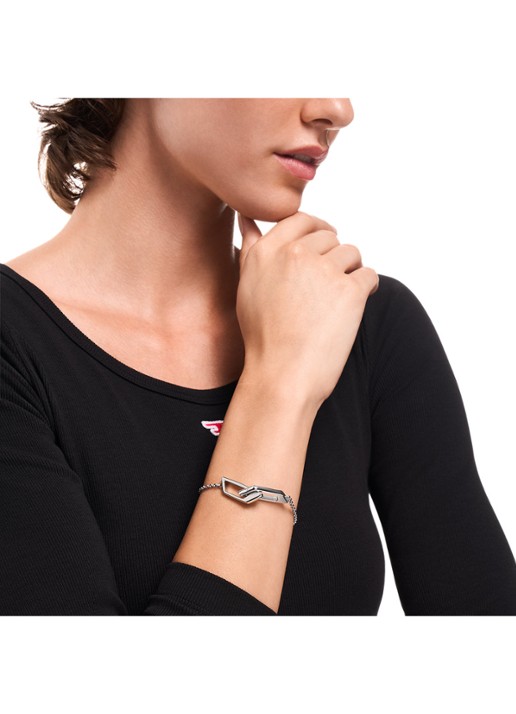 Diesel Armband DX1726040 - detail 5 zilver