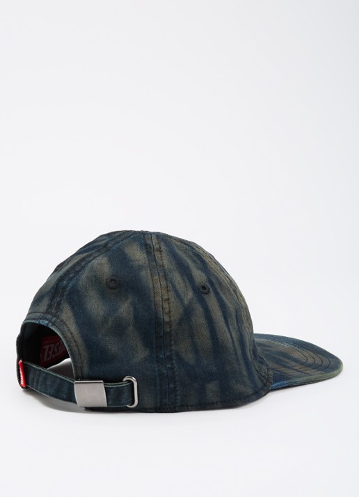Diesel C-hupa Pet met verwassen afwerking en logoborduring - detail donkerblauw