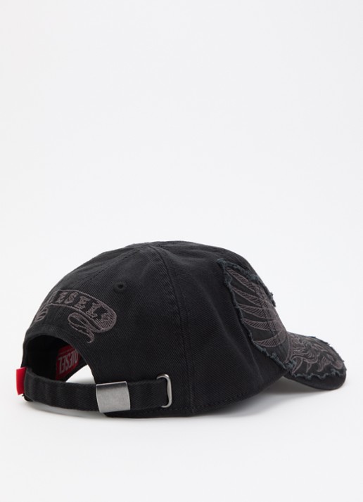 Diesel C-Phenix pet met logo - detail 2 zwart