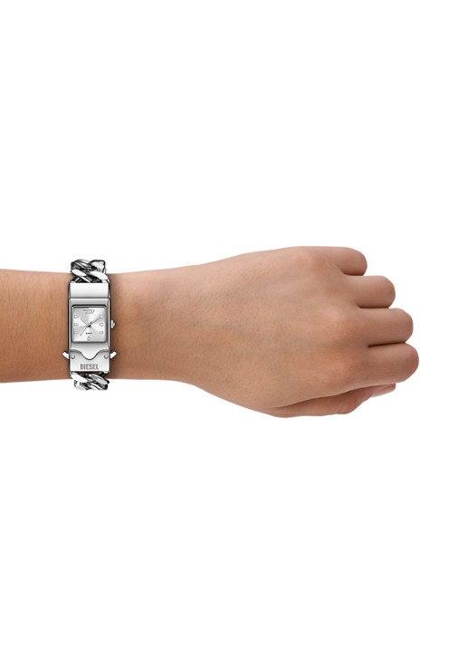 Diesel Closer horloge DZ2225 - detail 4 zilver