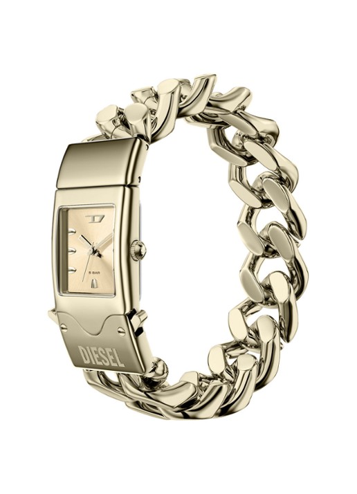 Diesel Closer horloge DZ2235 - detail 5 goud