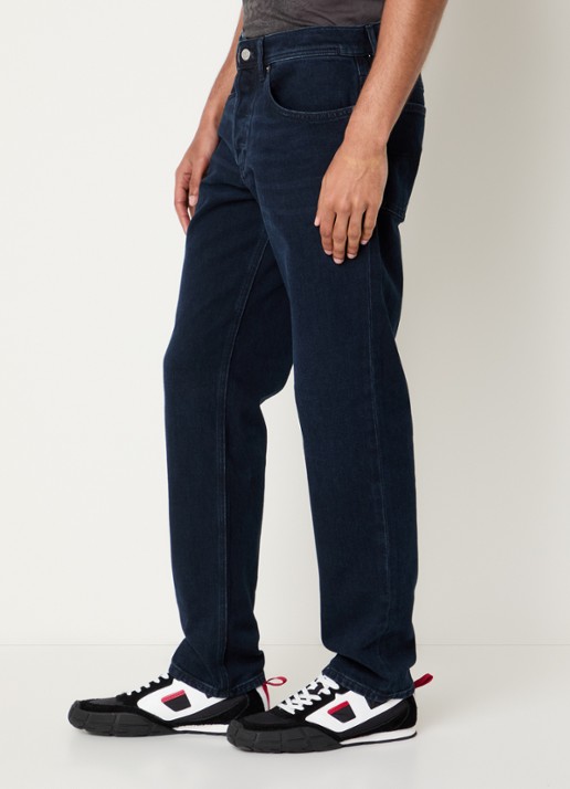 Diesel D-Finitive slim fit jeans met donkere wassing  - detail 5 indigo