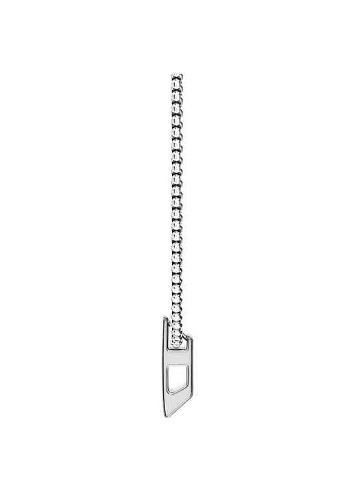 Diesel D Logo ketting DX1689040 - detail 4 zilver
