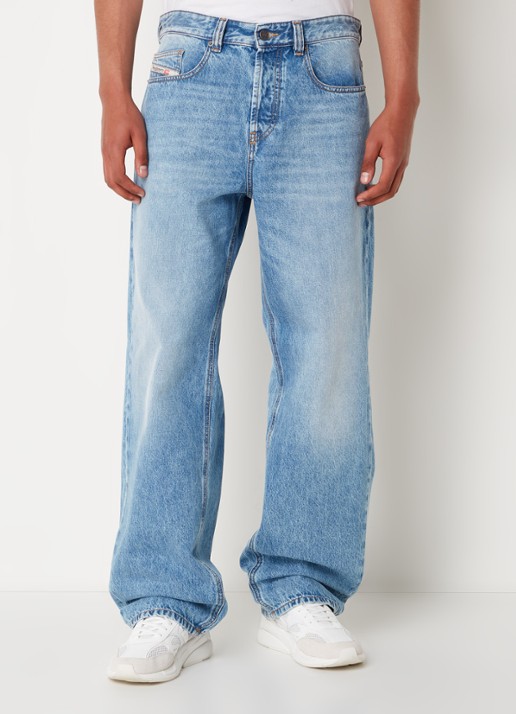 Diesel D-Macro loose fit jeans met medium wassing