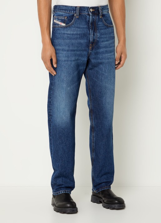 Diesel D-Macs loose fit jeans met medium wassing