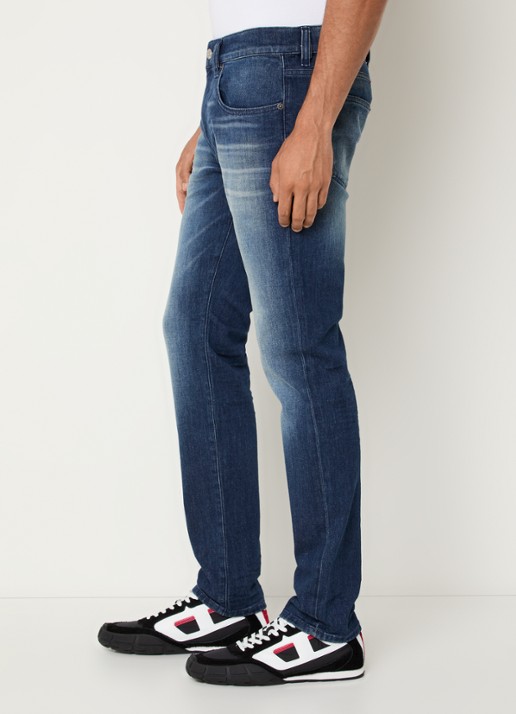 Diesel D-Strukt skinny jeans met medium wassing - detail 5 indigo