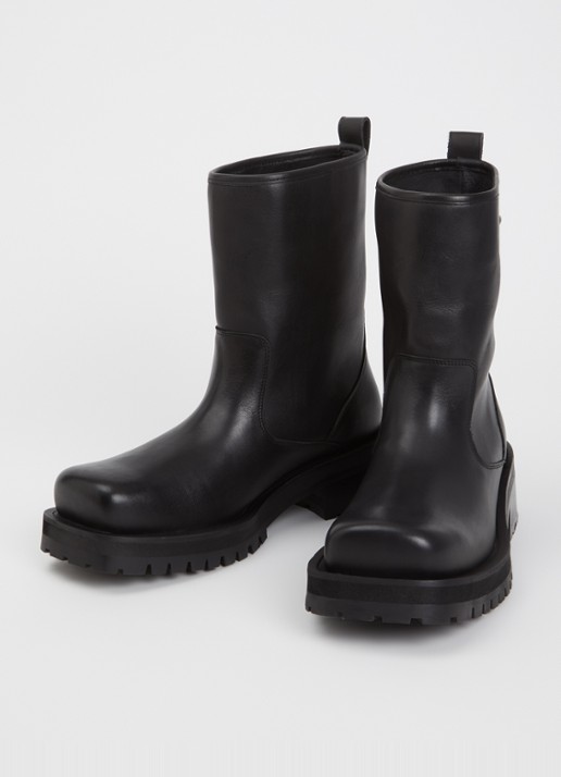 Diesel D-Texan Bk laars van leer - detail 2 zwart
