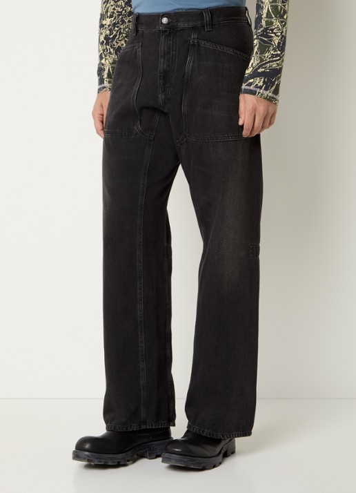 Diesel D-Zeta loose fit jeans met gekleurde wassing en opgestikte zakken