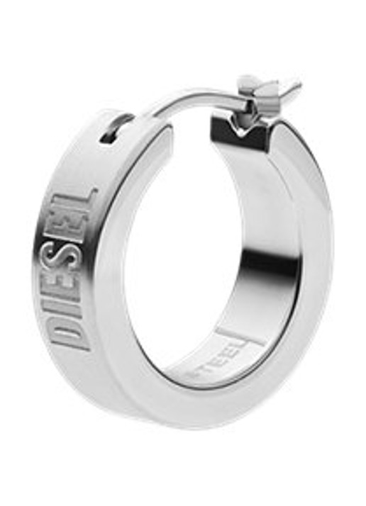 Diesel Diesel Font enkele oorring DX1639040 - detail 2 zilver