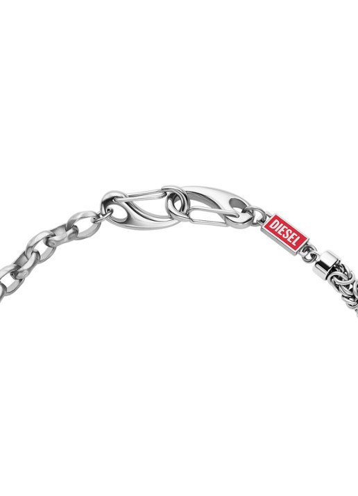 Diesel Diesel Font ketting DX1694040 - detail zilver