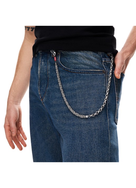Diesel Diesel Font ketting DX1694040 - detail 3 zilver