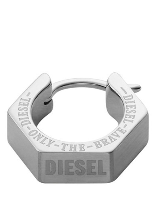Diesel Enkele oorring DX1345040 - detail 3 zilver