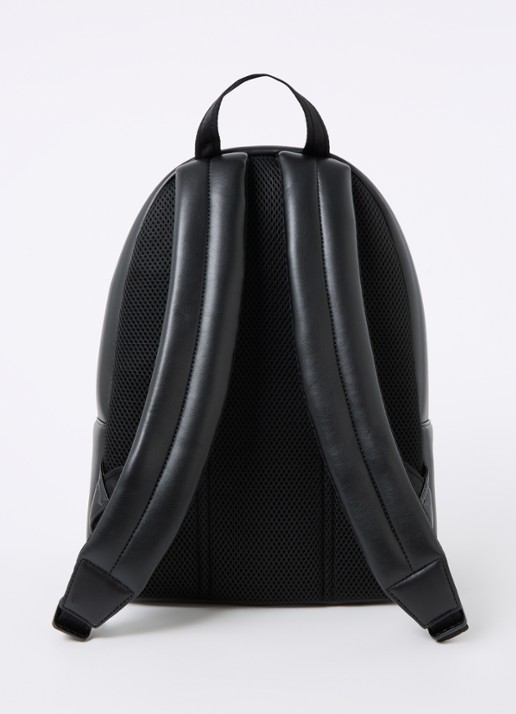 Diesel Holi-D rugzak met logo en 13 inch laptopvak - achterkant zwart