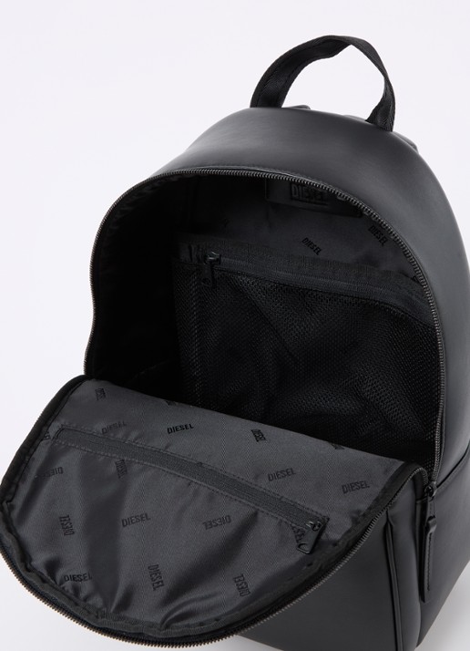 Diesel Holi-D rugzak met logo en 13 inch laptopvak - detail 2 zwart