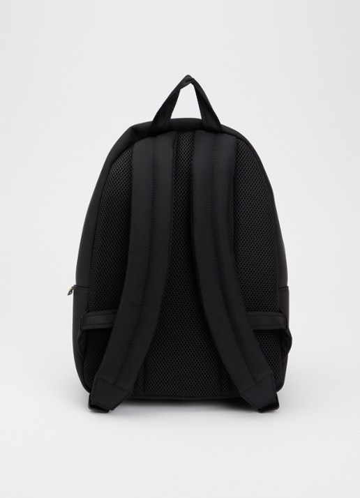Diesel Holi-D rugzak met logo en 13 inch laptopvak - achterkant zwart