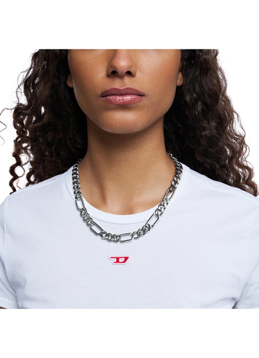 Diesel Ketting DX1626040 - detail 3 zilver