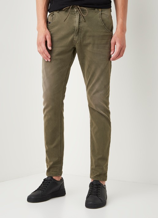 Diesel Krooley-E-Ne tapered jogg jeans met stretch