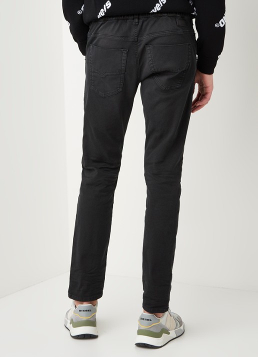Diesel Krooley-E-Ne tapered joggjeans met stretch - achterkant antraciet