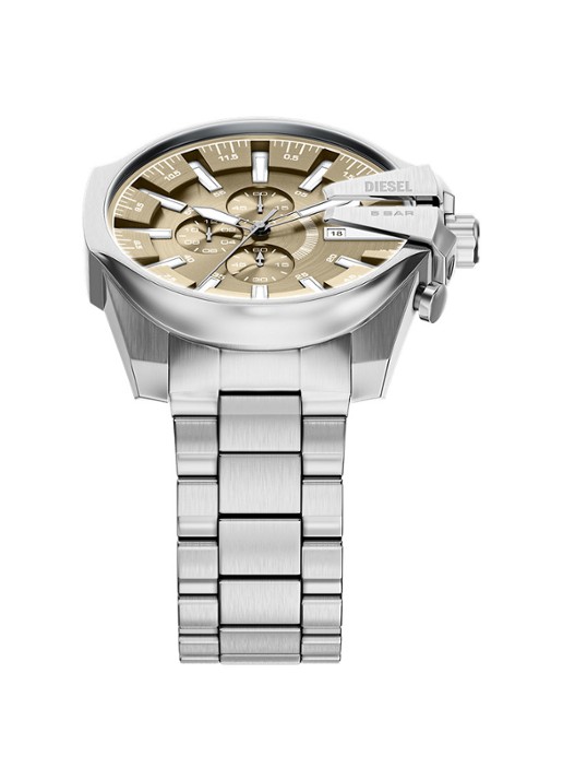 Diesel Mega Chief Slim horloge DZ4702 - detail 4 zilver