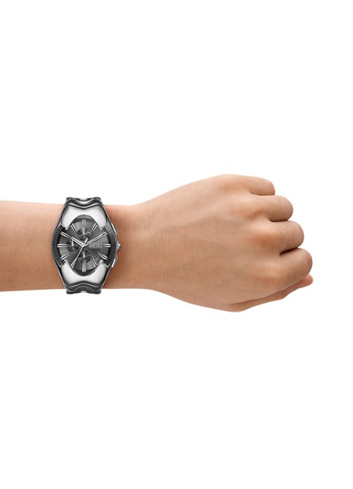 Diesel Mercurial horloge DZ4683 - detail 4 zilver